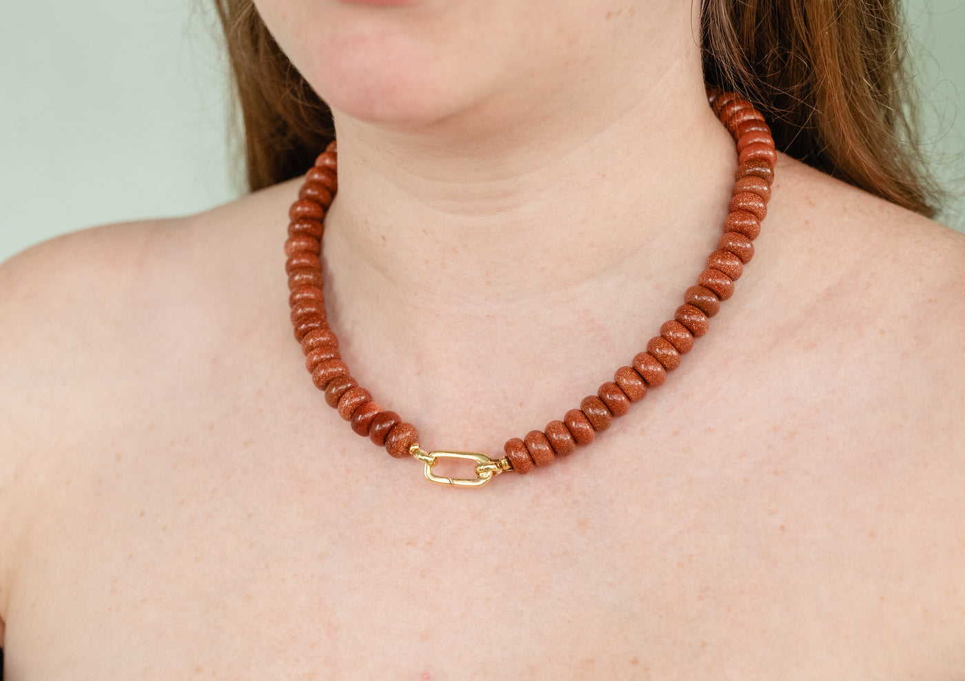 Goldstone Necklace