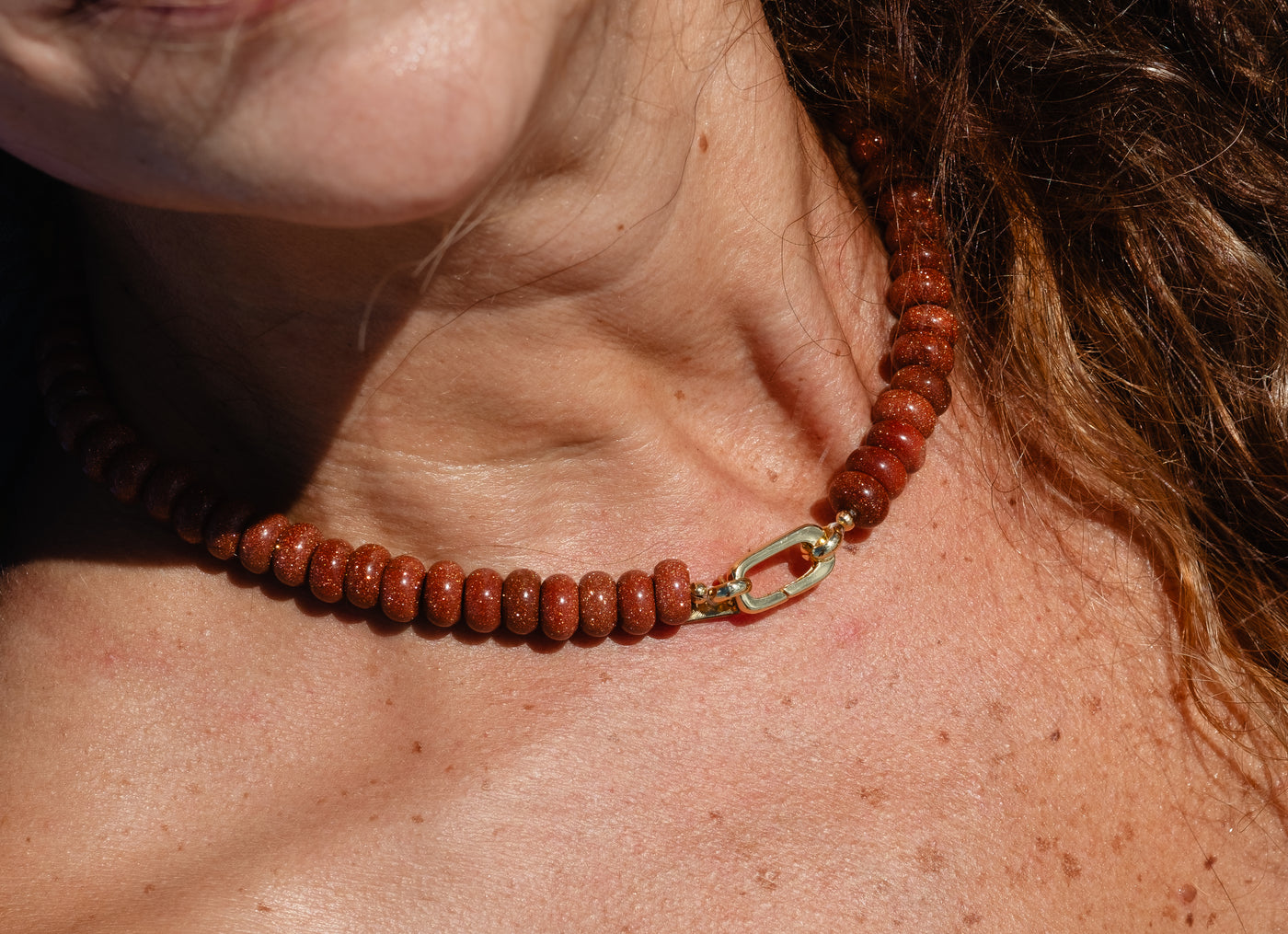 Goldstone Necklace