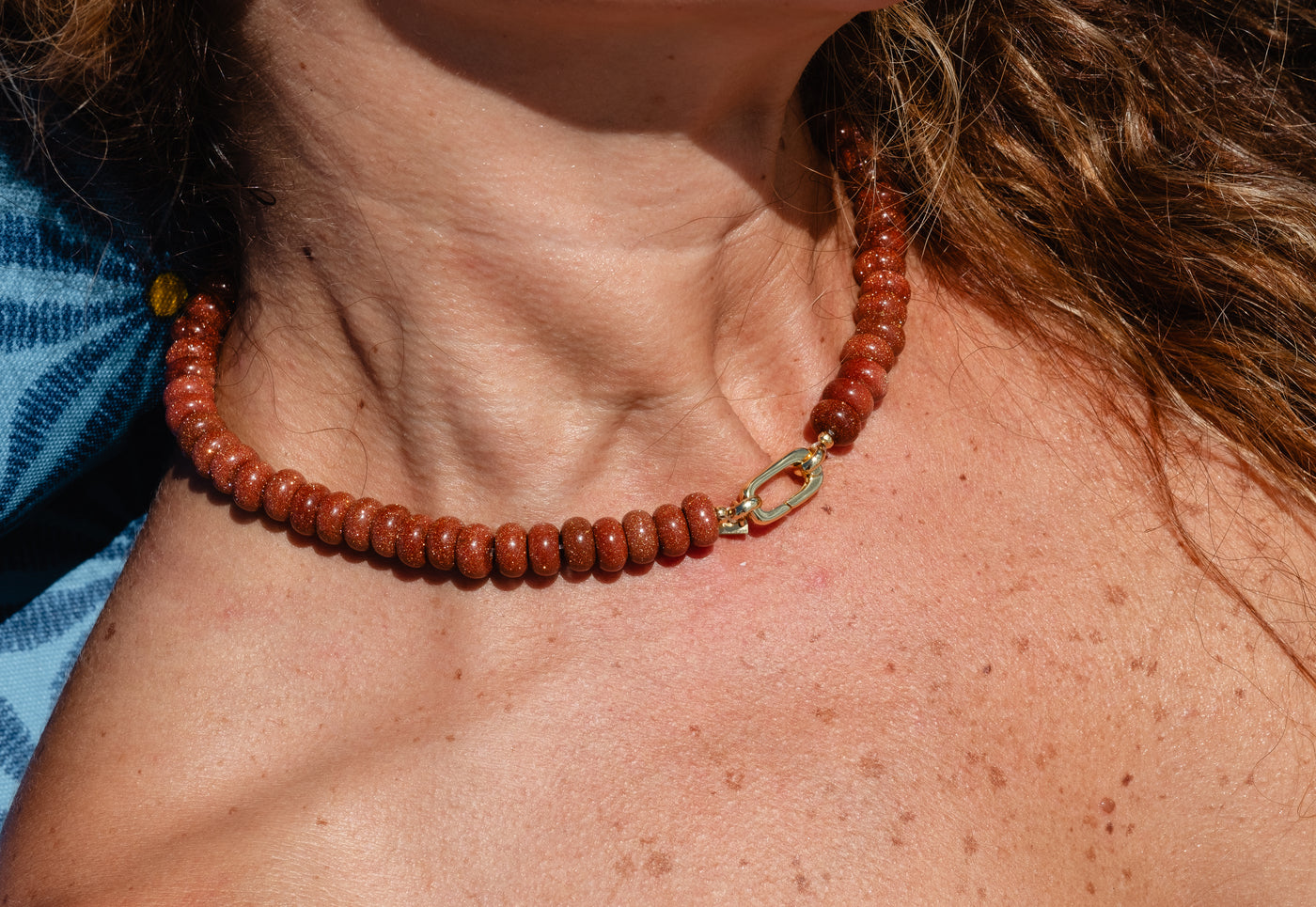 Goldstone Necklace