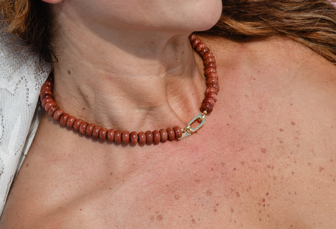 Goldstone Necklace