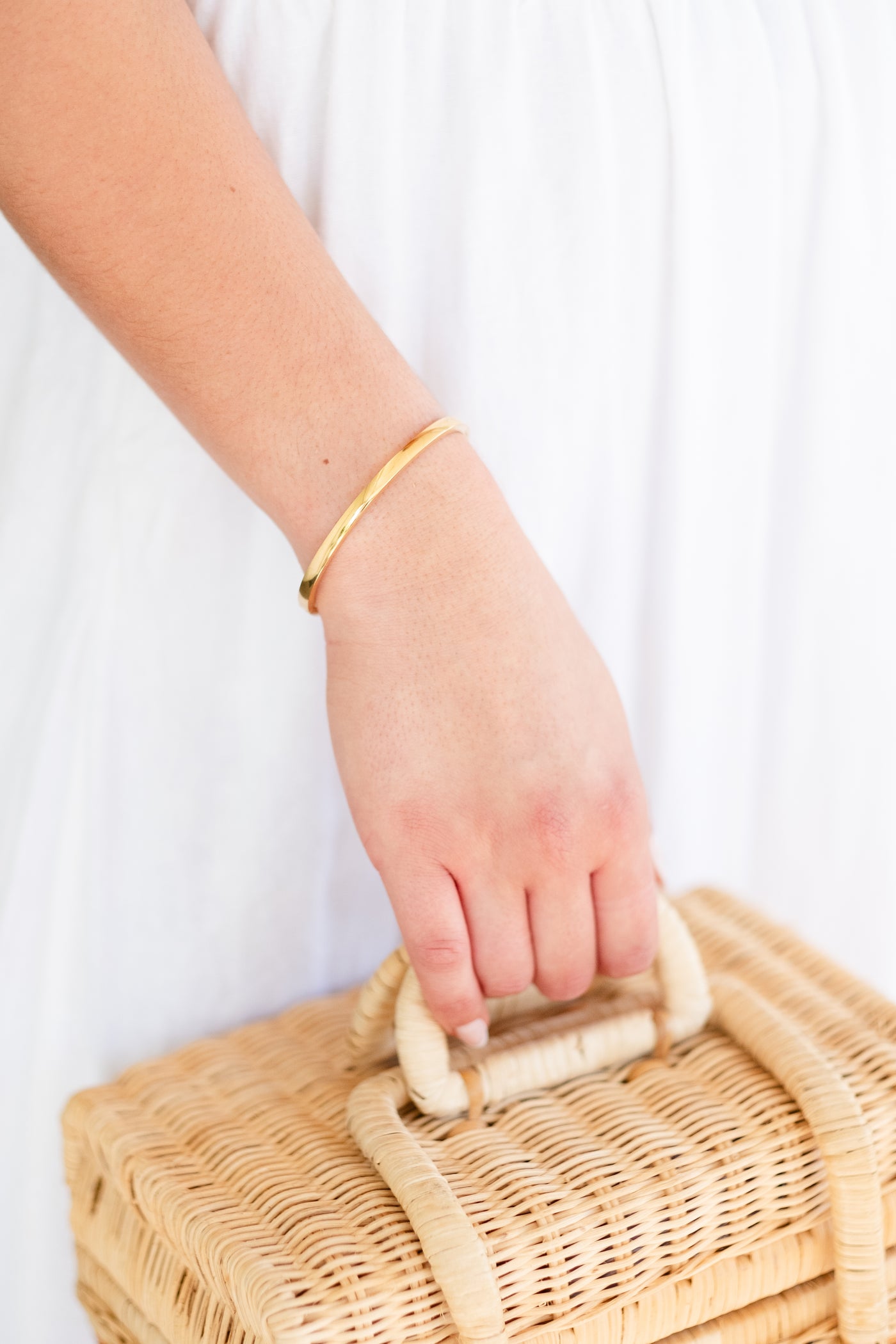 Gold Bangle 4MM