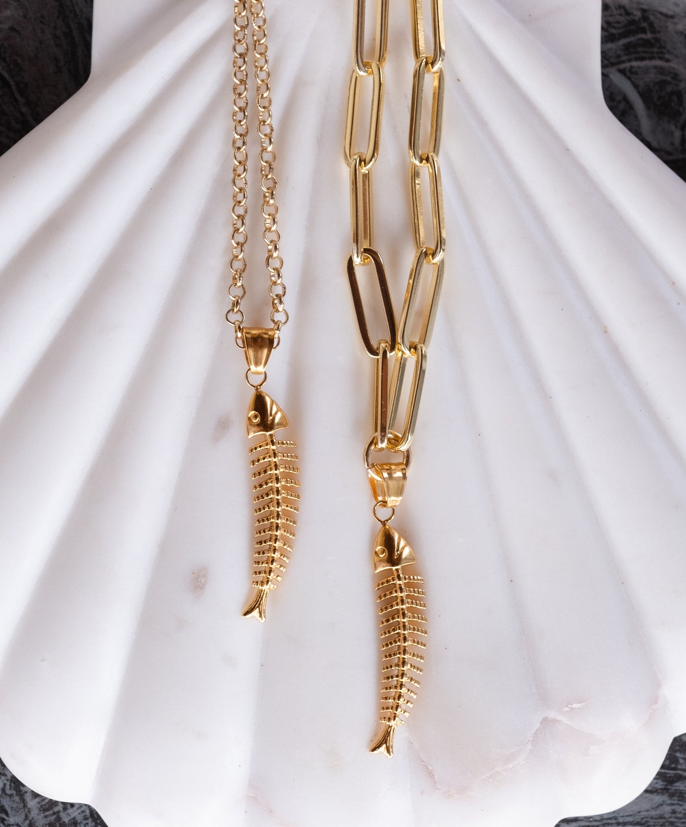 Fishbone Wrap Necklace