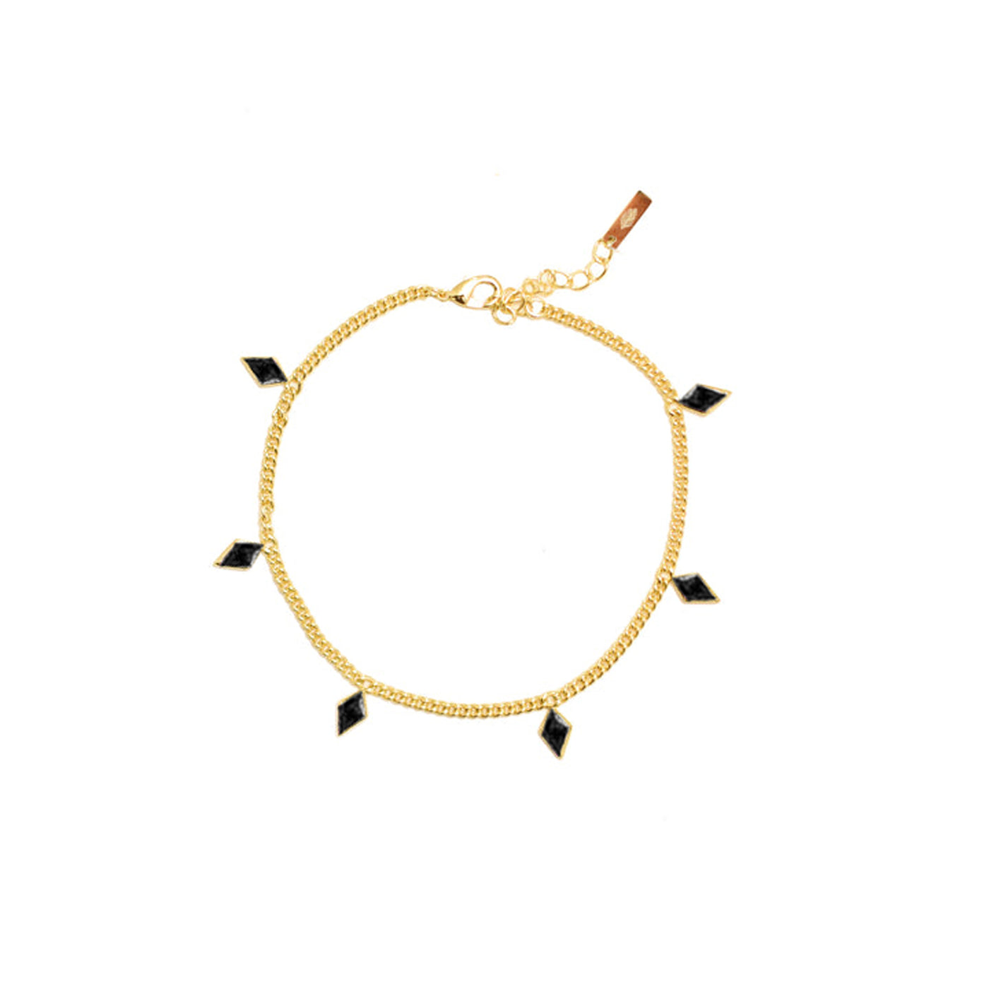 Crystal Kite Bracelet- Black